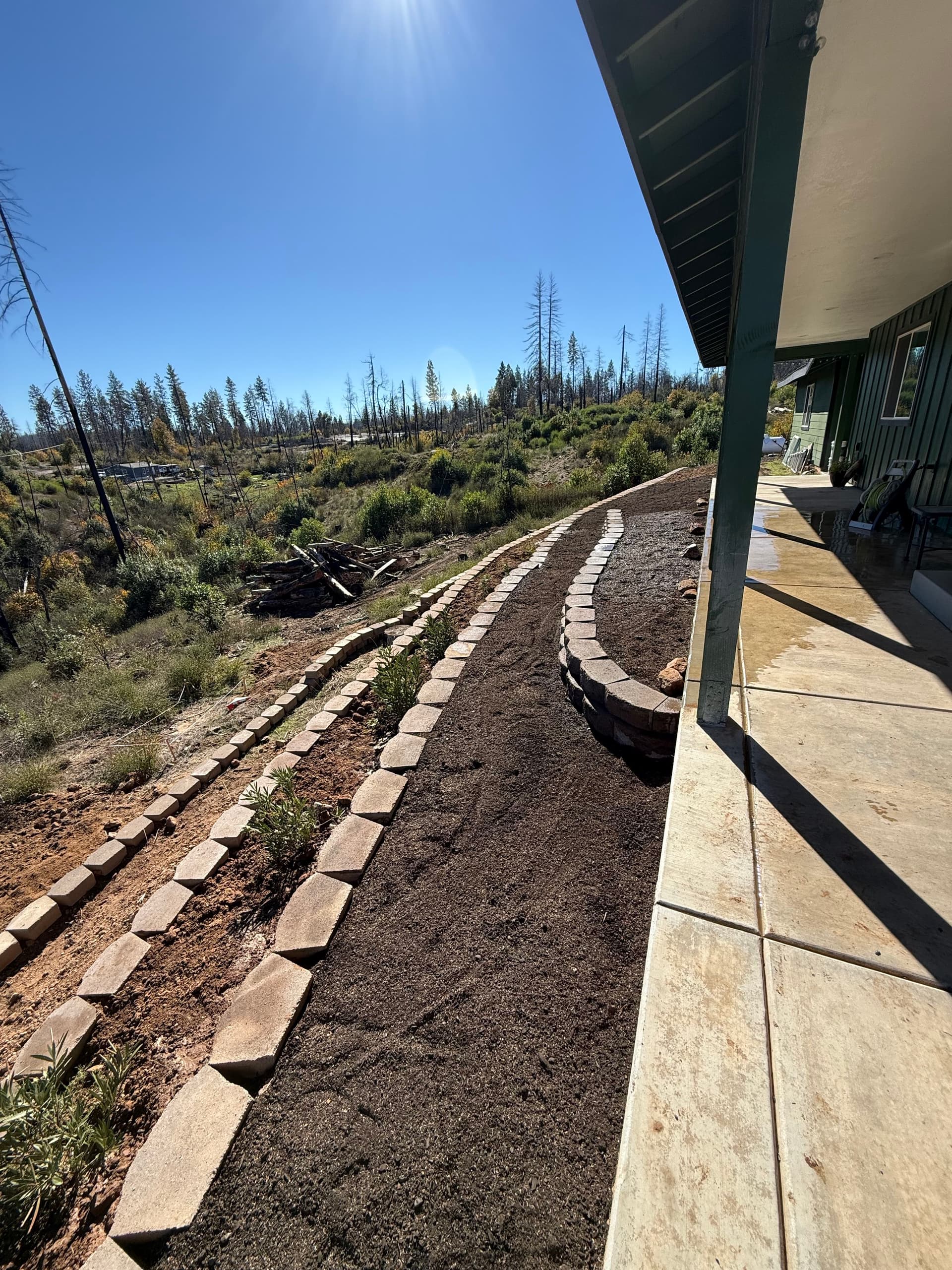 Gallery photos for Retaining Wall and Yard Transformation in Berry Creek: Image #7