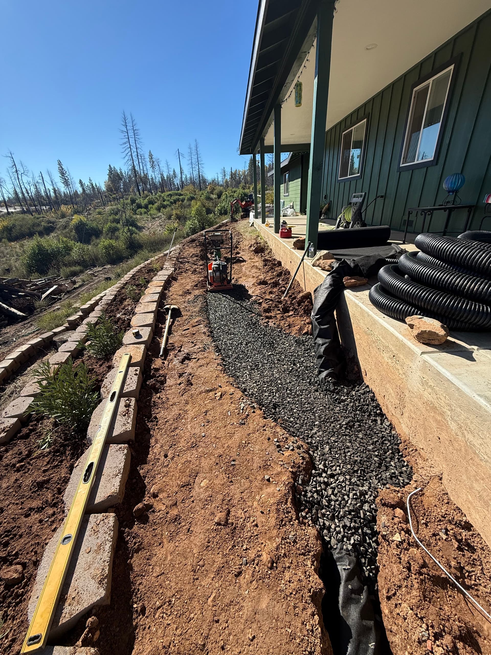 Gallery photos for Retaining Wall and Yard Transformation in Berry Creek: Image #9