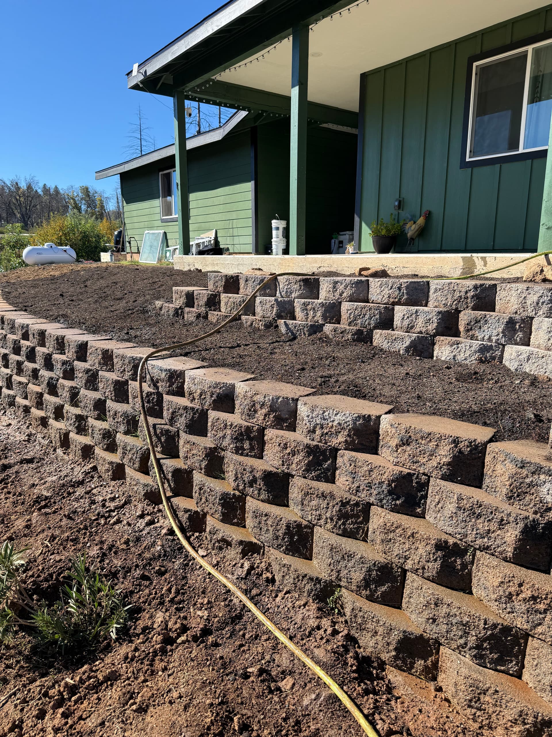 Gallery photos for Retaining Wall and Yard Transformation in Berry Creek: Image #14