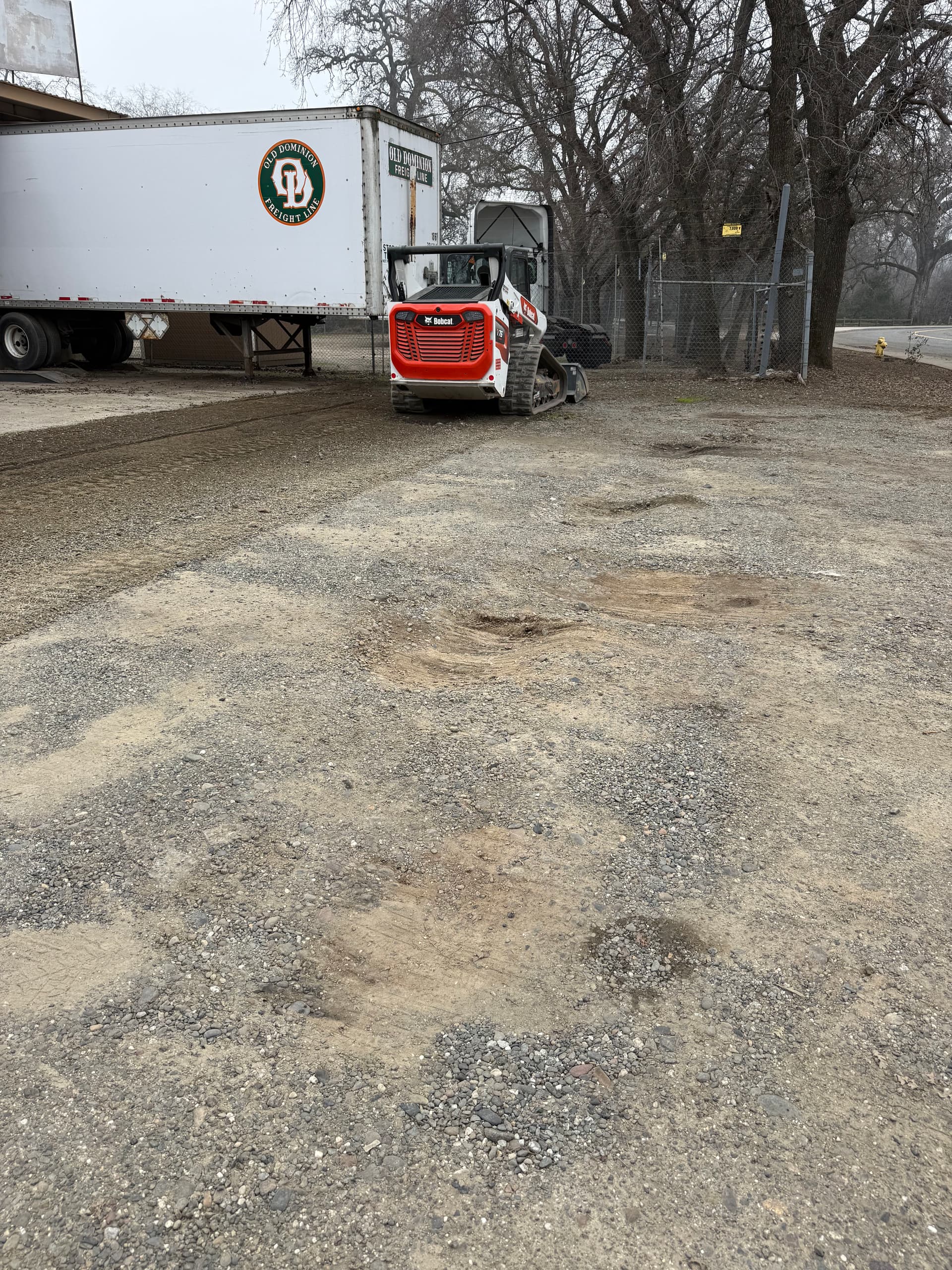 Trucking Yard Grading and Compaction in Chico image