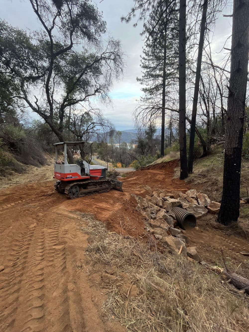 Access Road Construction in Berry Creek image